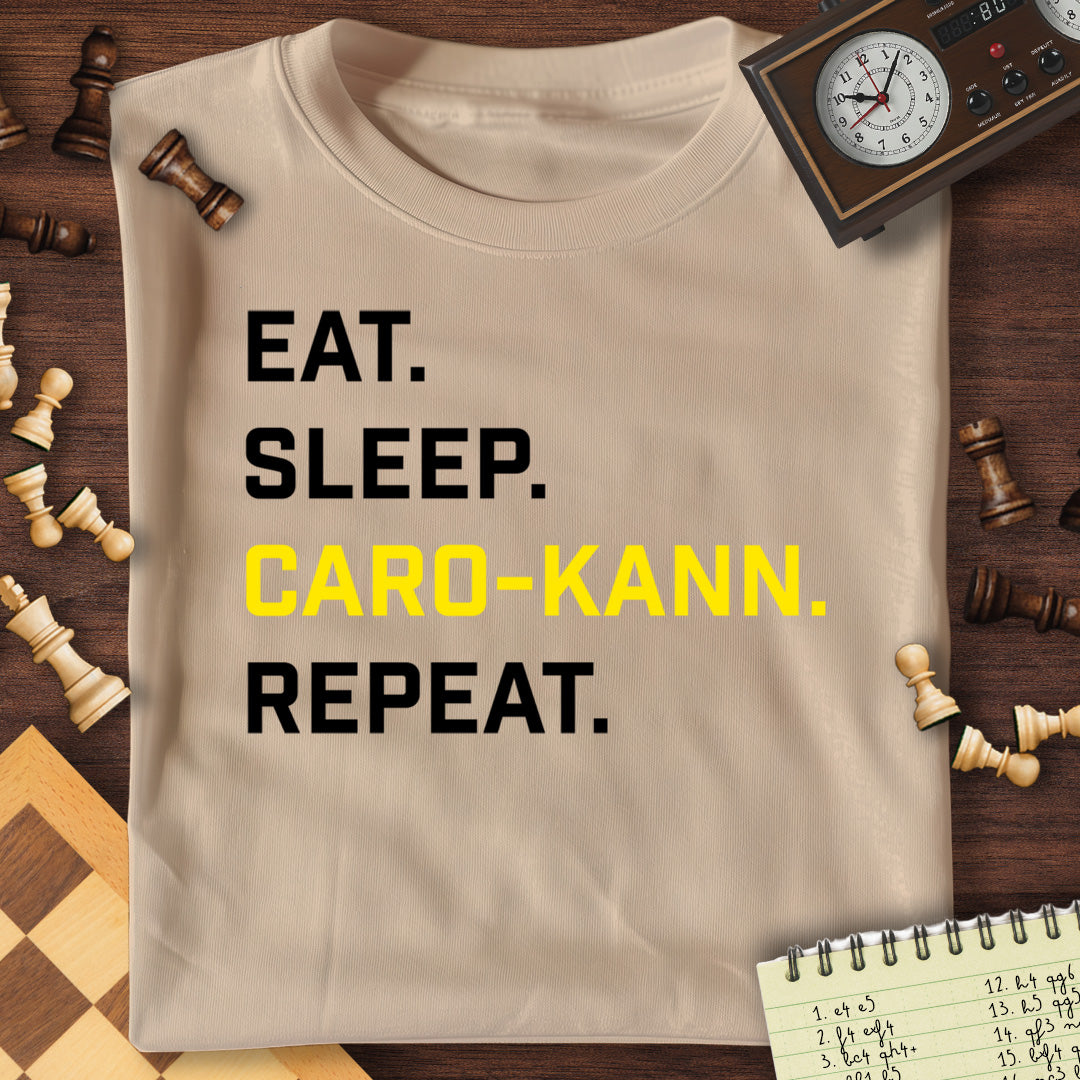 Eat Sleep Caro-Kann Repeat T-Shirt