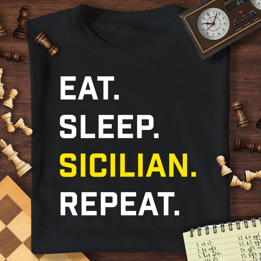 Eat Sleep Sicilian Repeat T-Shirt