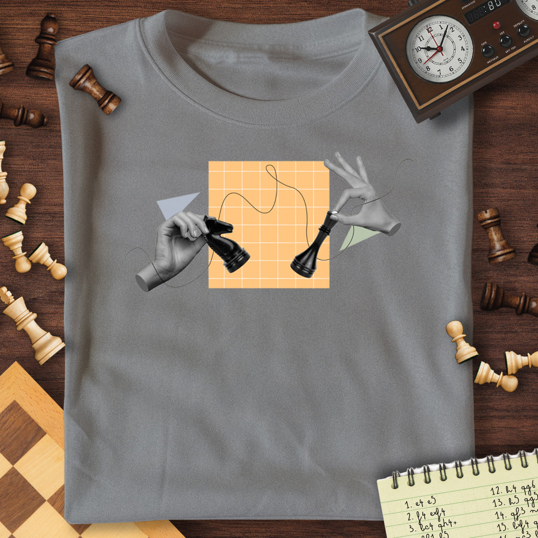 Minimalist Chess Battle T-Shirt