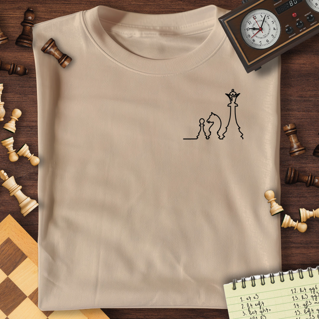Chess Line Art T-Shirt