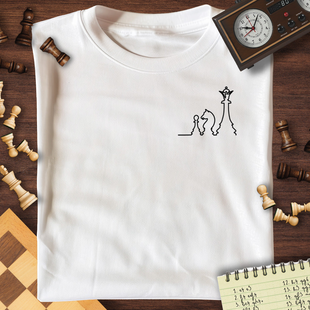Chess Line Art T-Shirt