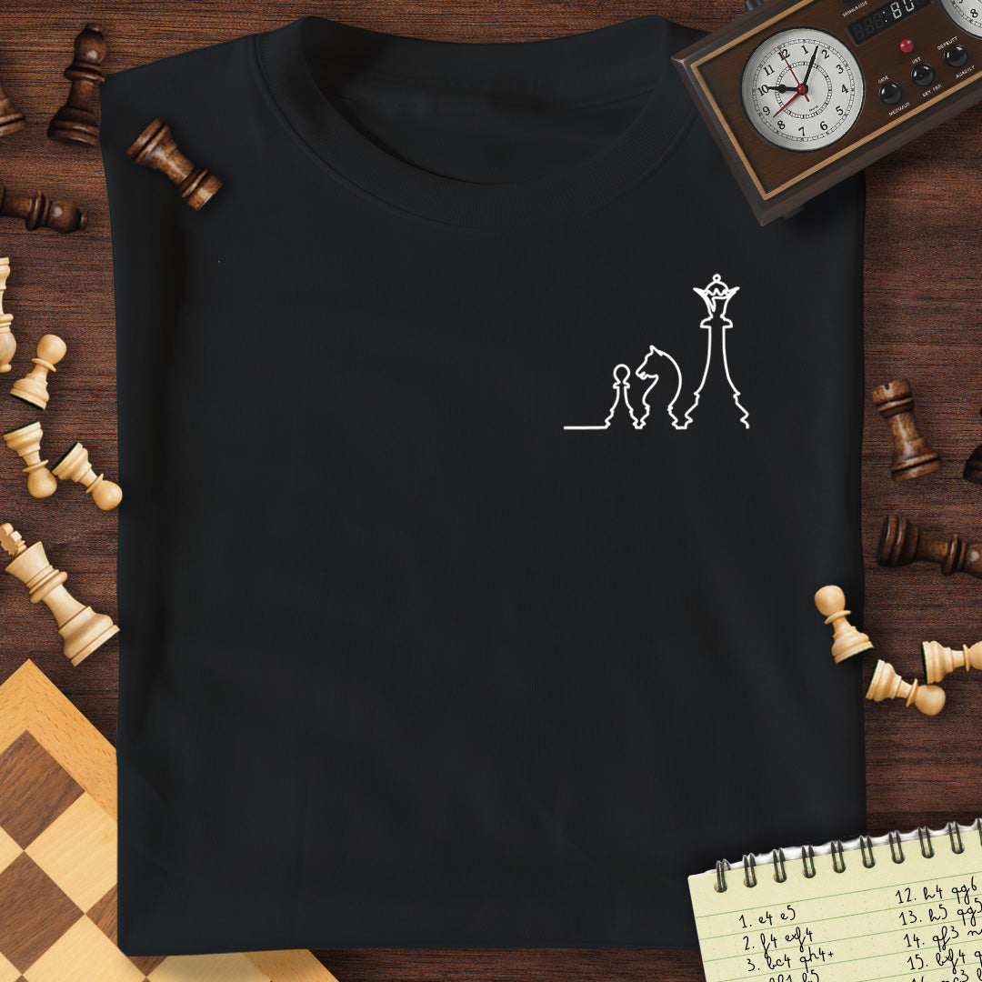 Chess Line Art T-Shirt