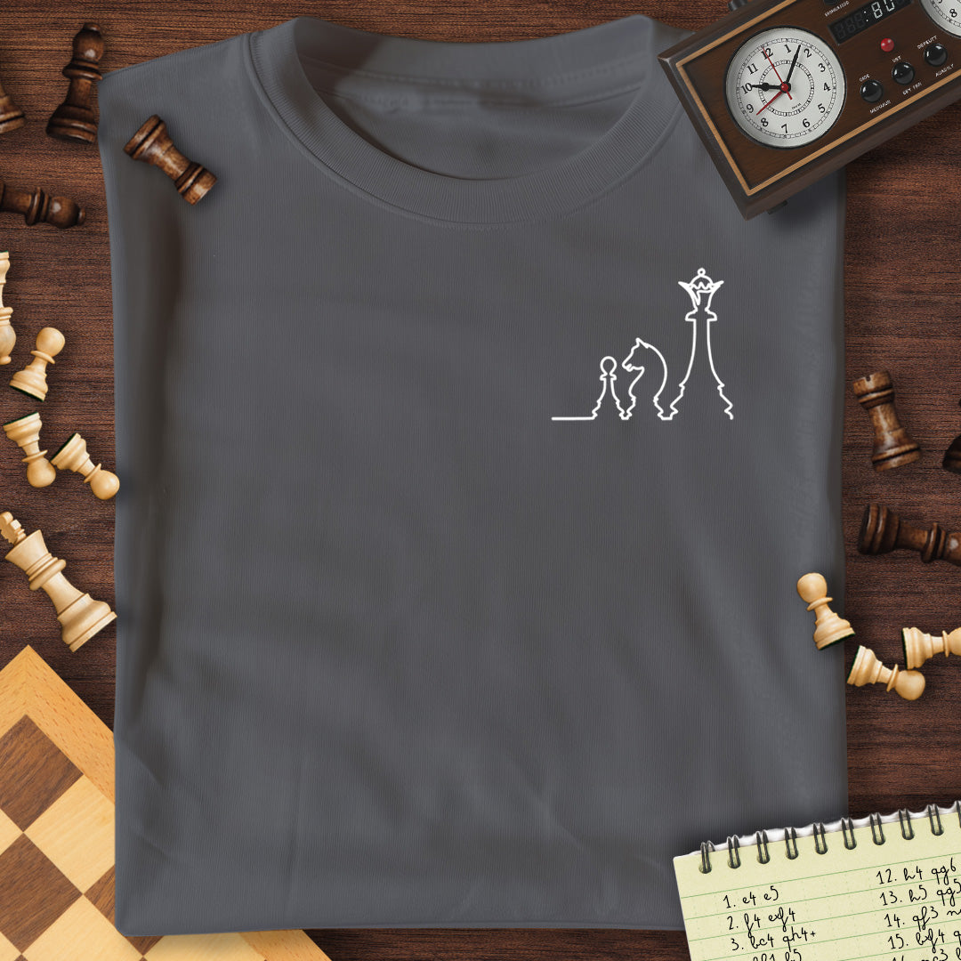 Chess Line Art T-Shirt