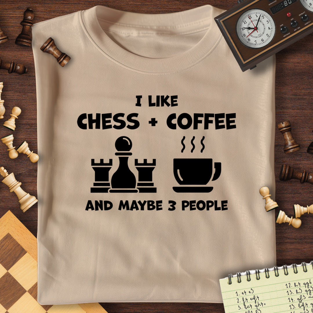 I Like Chess + Coffee T-Shirt