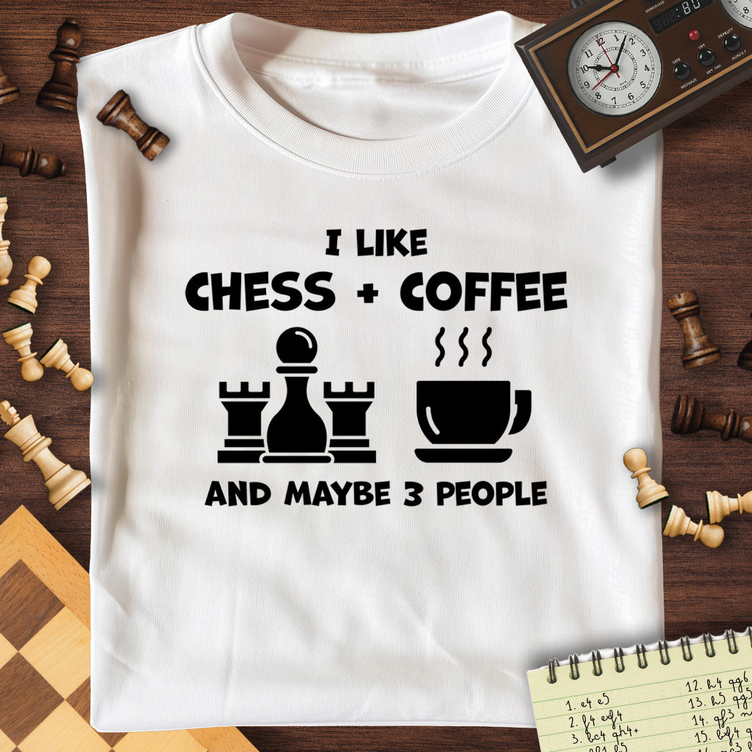 I Like Chess + Coffee T-Shirt