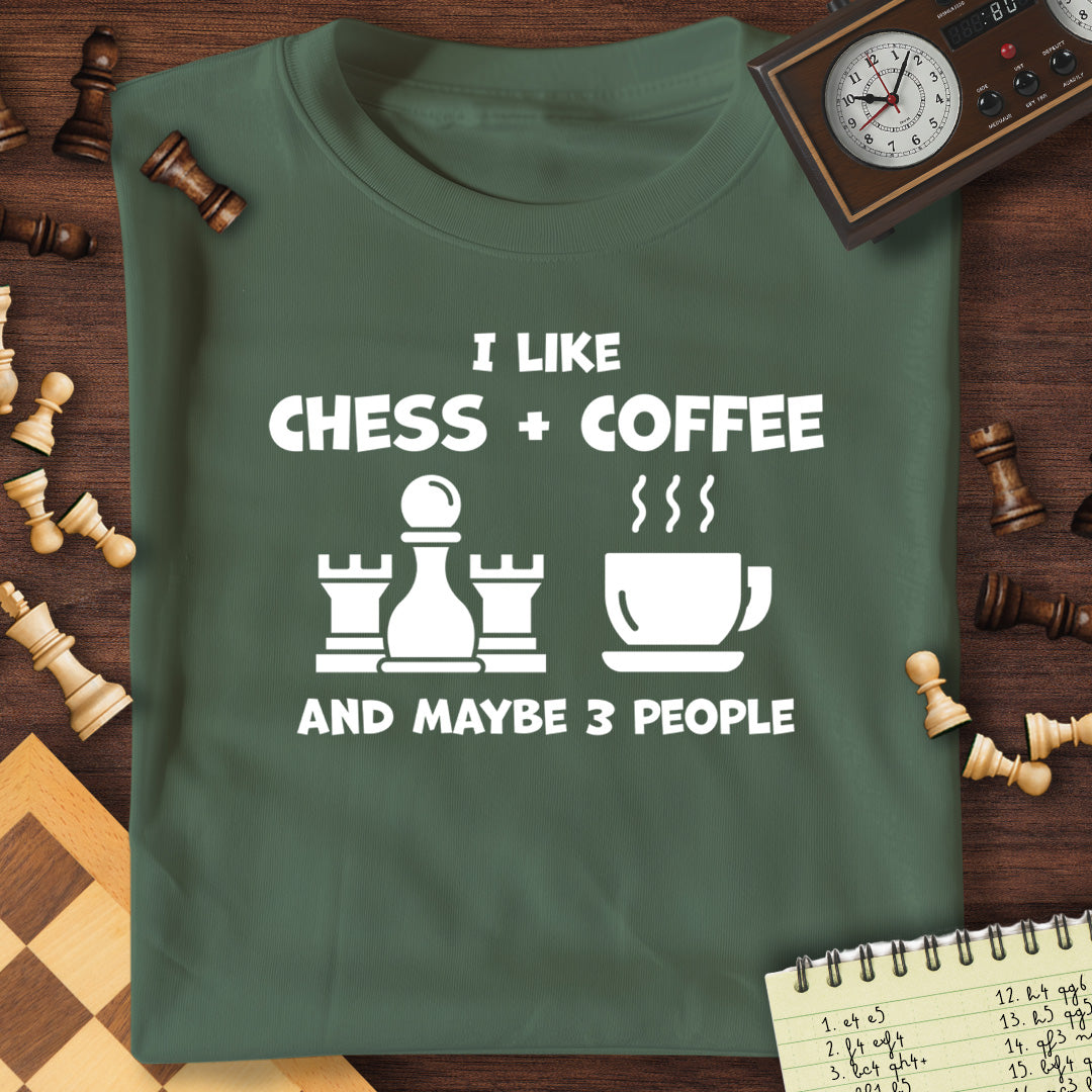 I Like Chess + Coffee T-Shirt