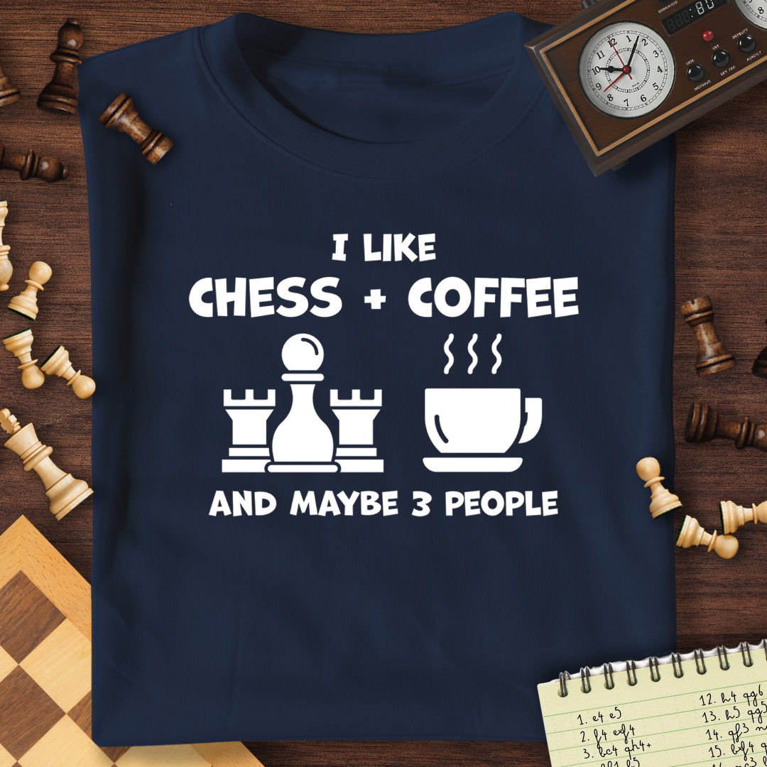 I Like Chess + Coffee T-Shirt