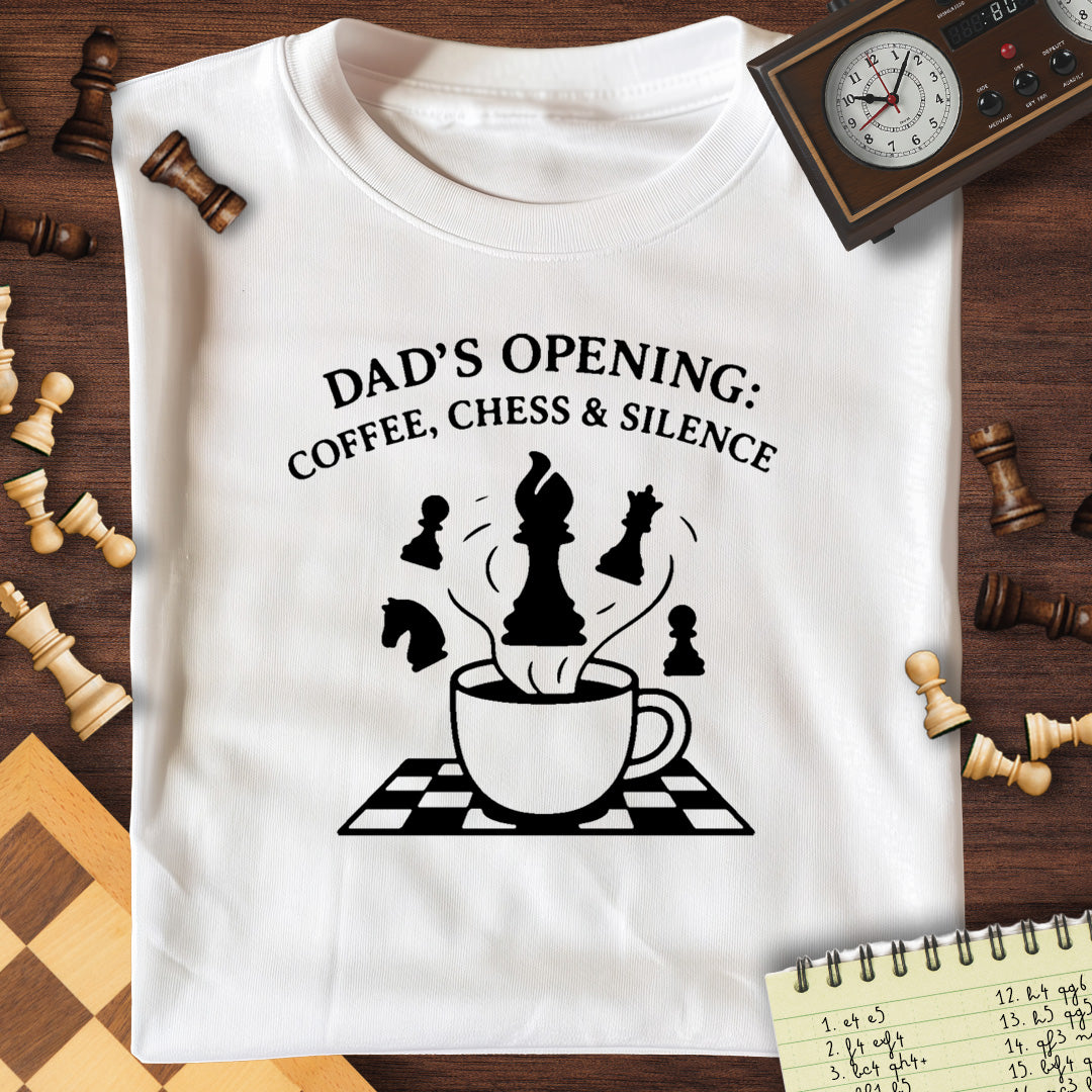 Coffee Chess Silence T-Shirt