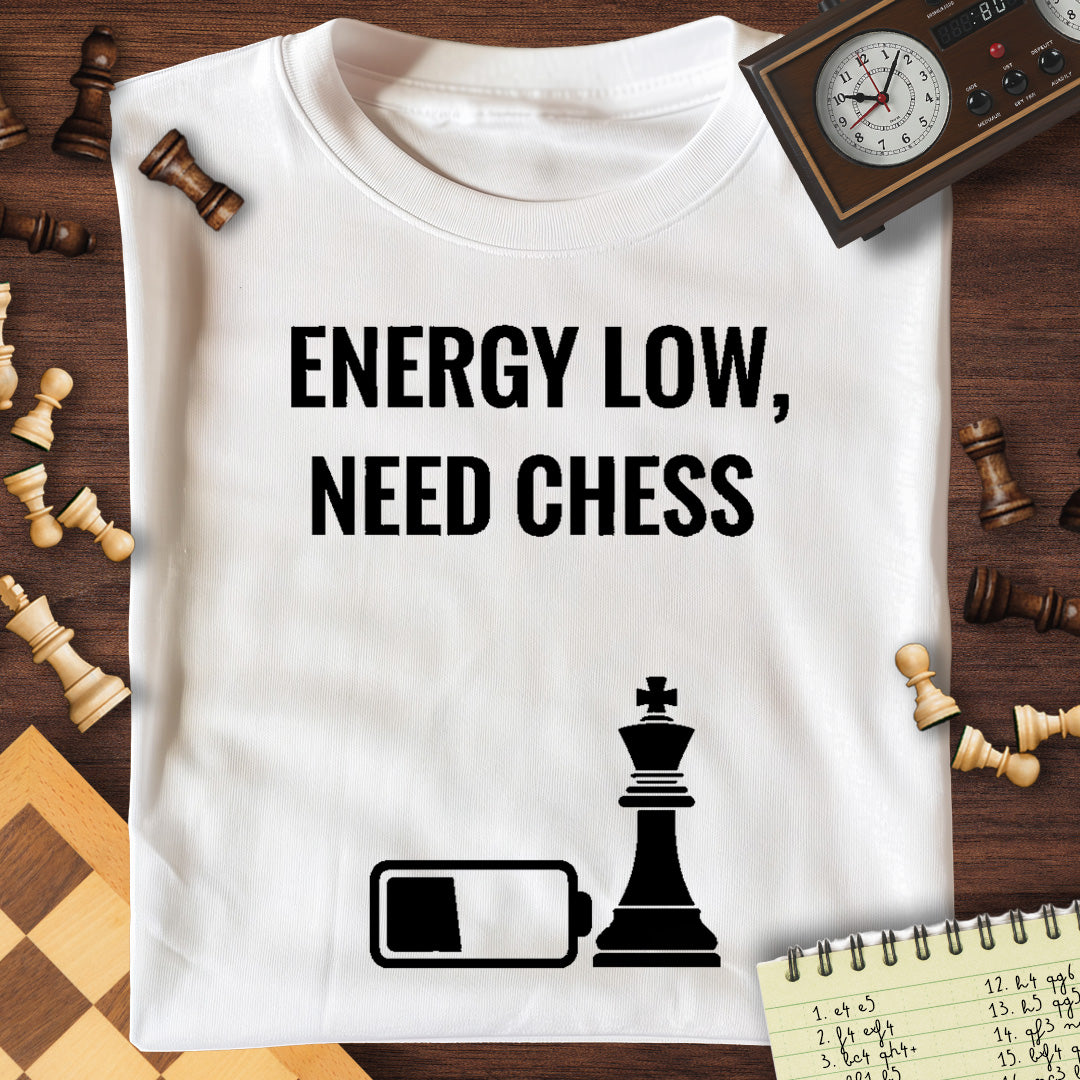 Energy Low, Need Chess T-Shirt
