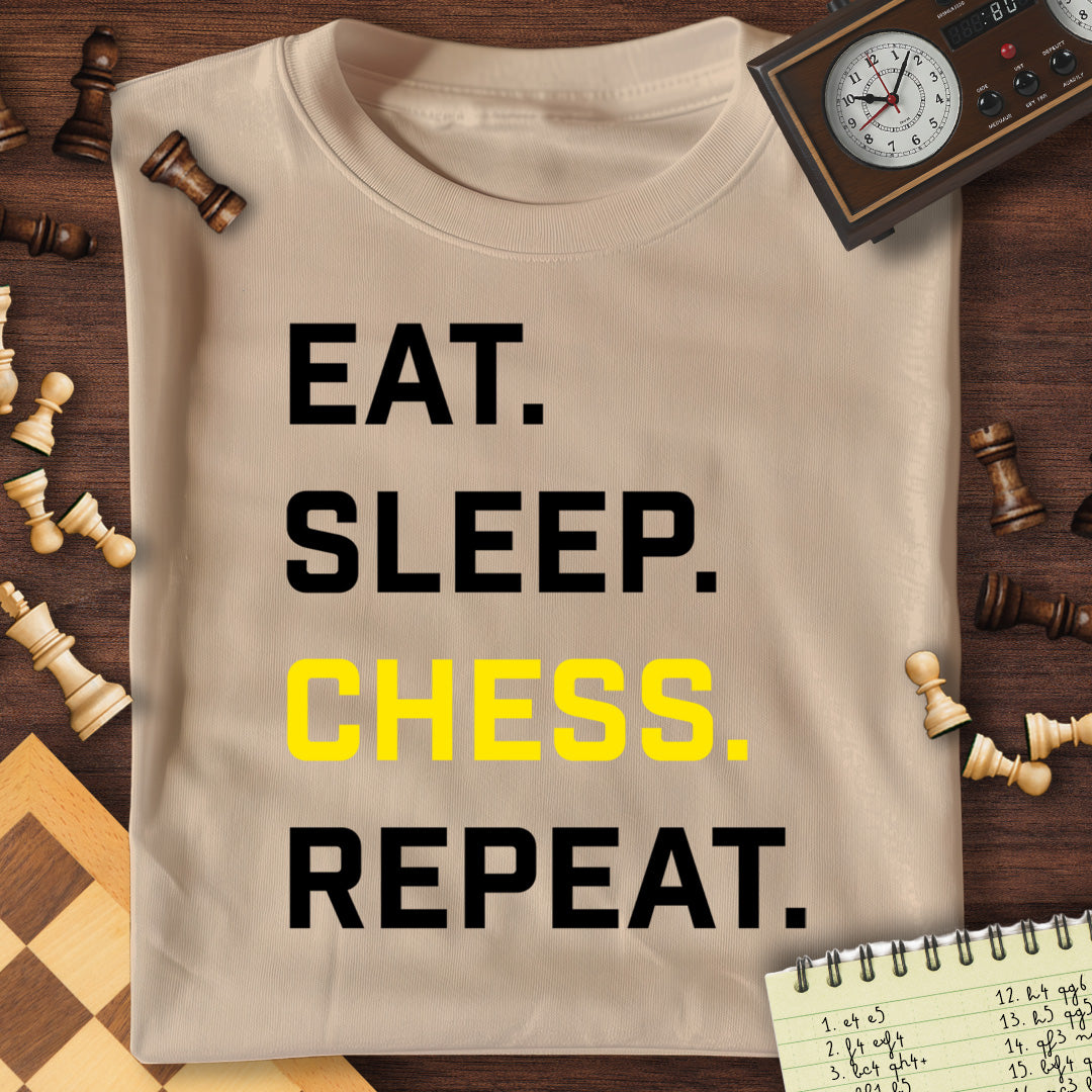 Eat Sleep Chess Repeat T-Shirt