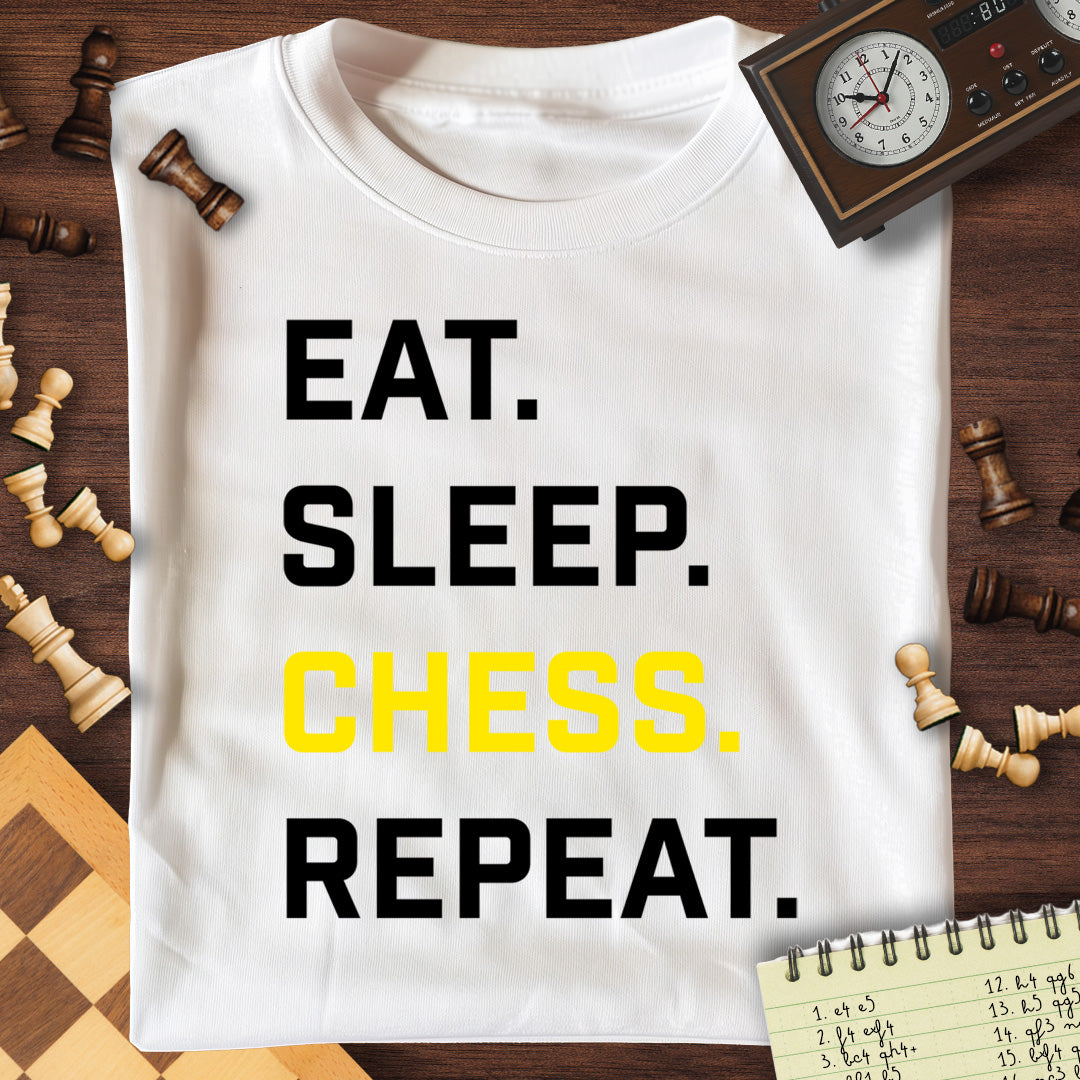 Eat Sleep Chess Repeat T-Shirt
