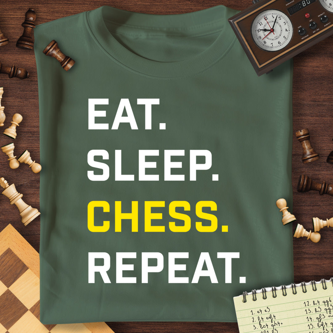 Eat Sleep Chess Repeat T-Shirt