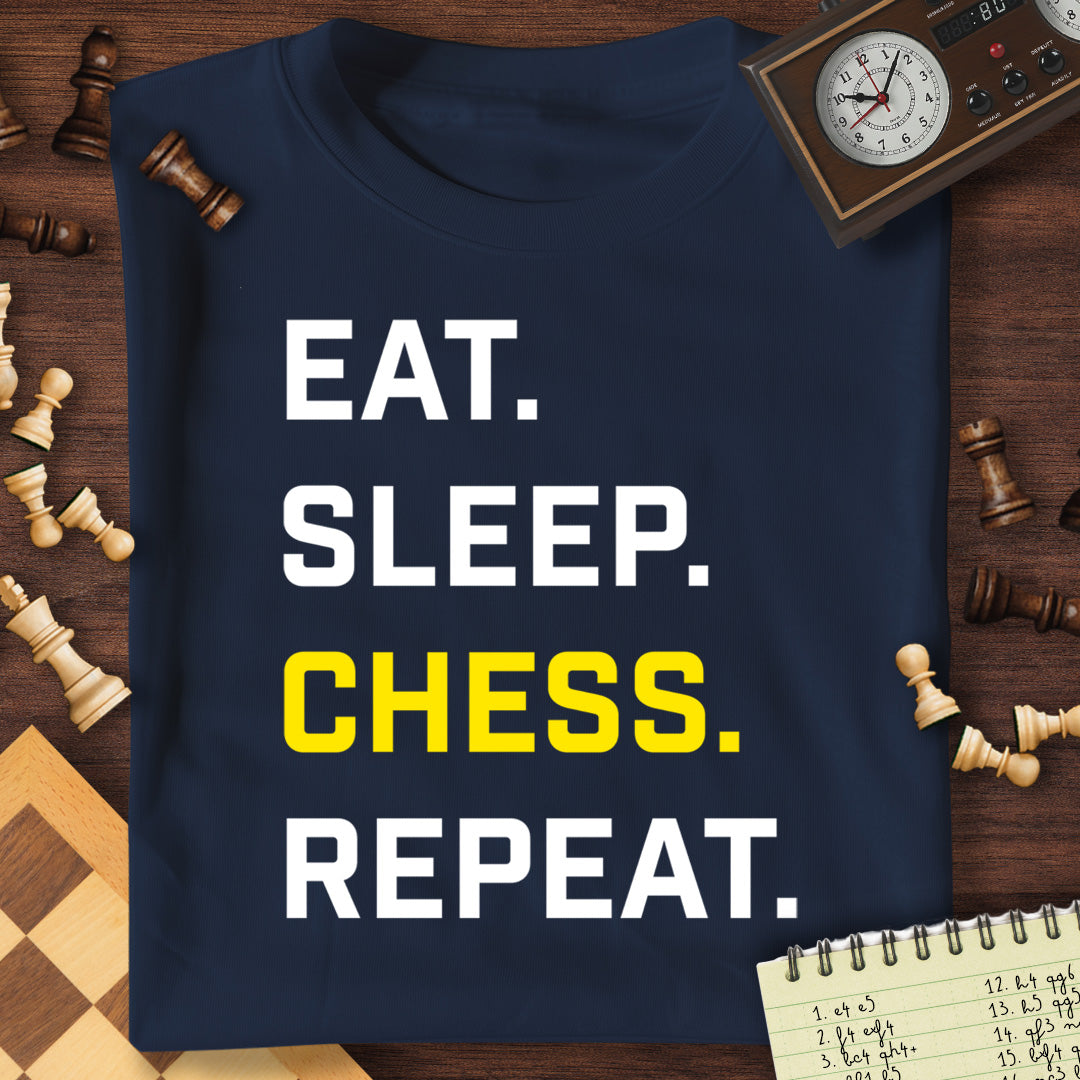Eat Sleep Chess Repeat T-Shirt