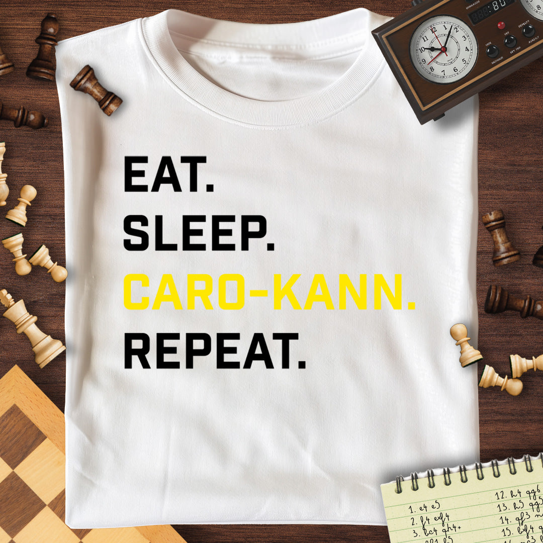 Eat Sleep Caro-Kann Repeat T-Shirt