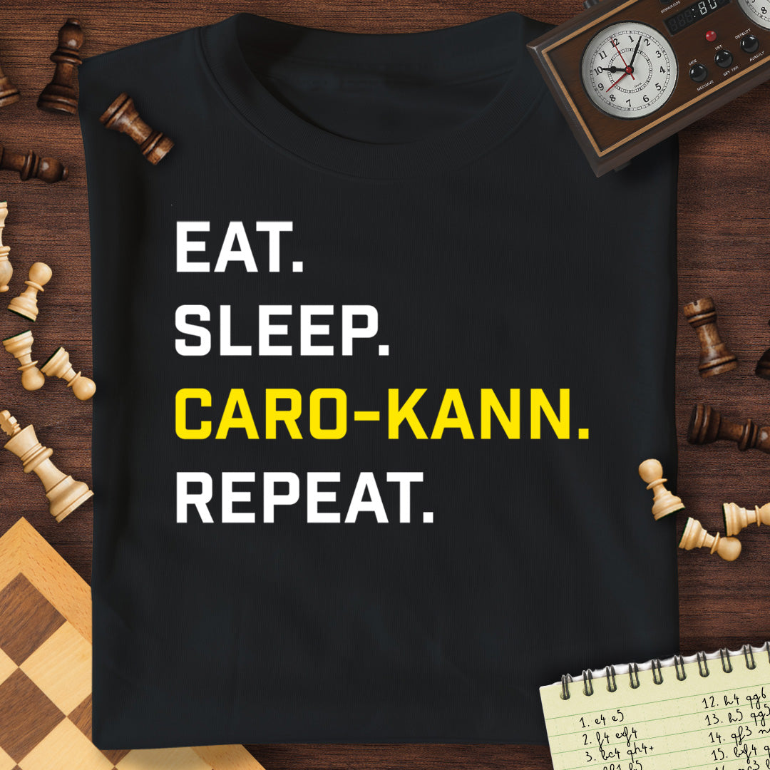 Eat Sleep Caro-Kann Repeat T-Shirt