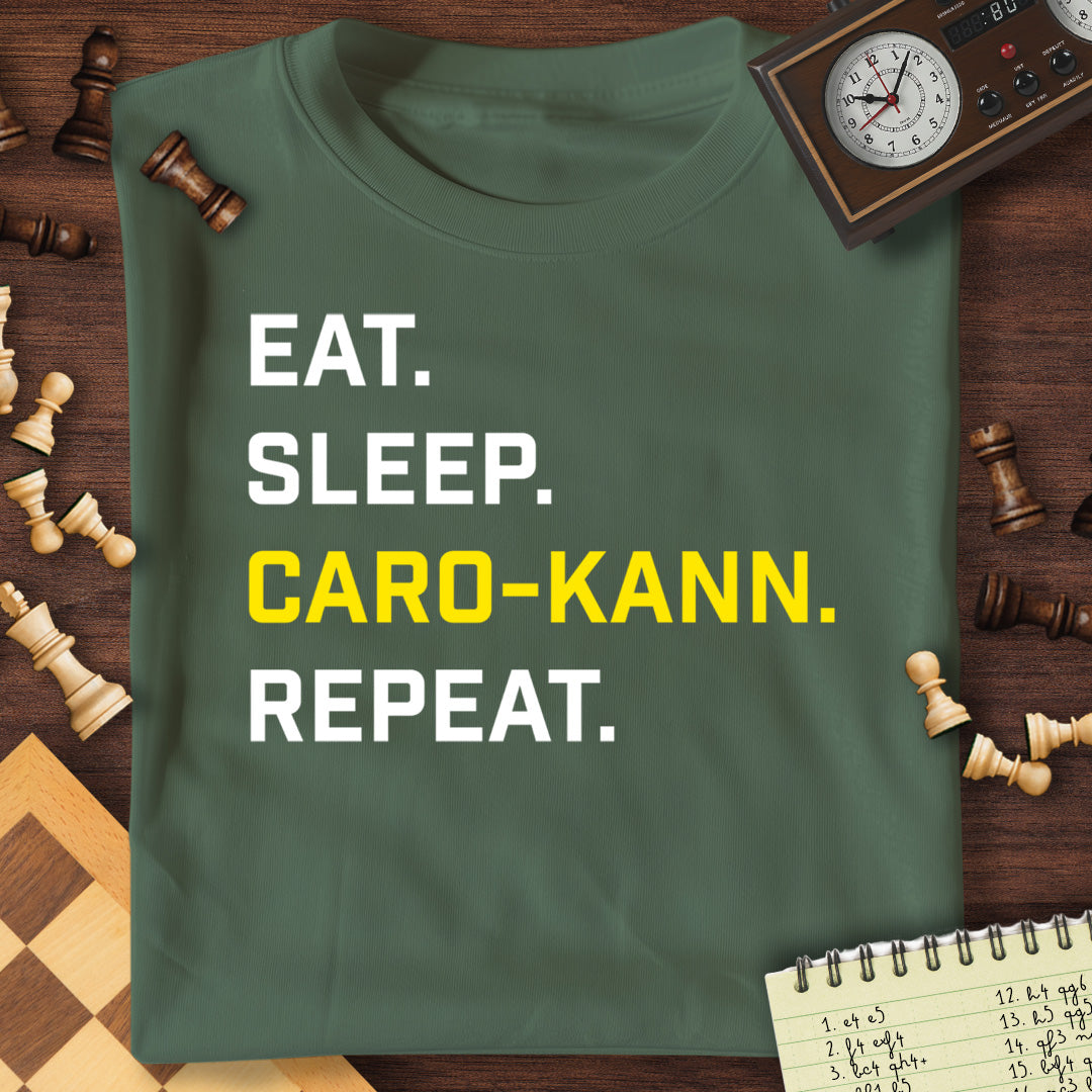 Eat Sleep Caro-Kann Repeat T-Shirt