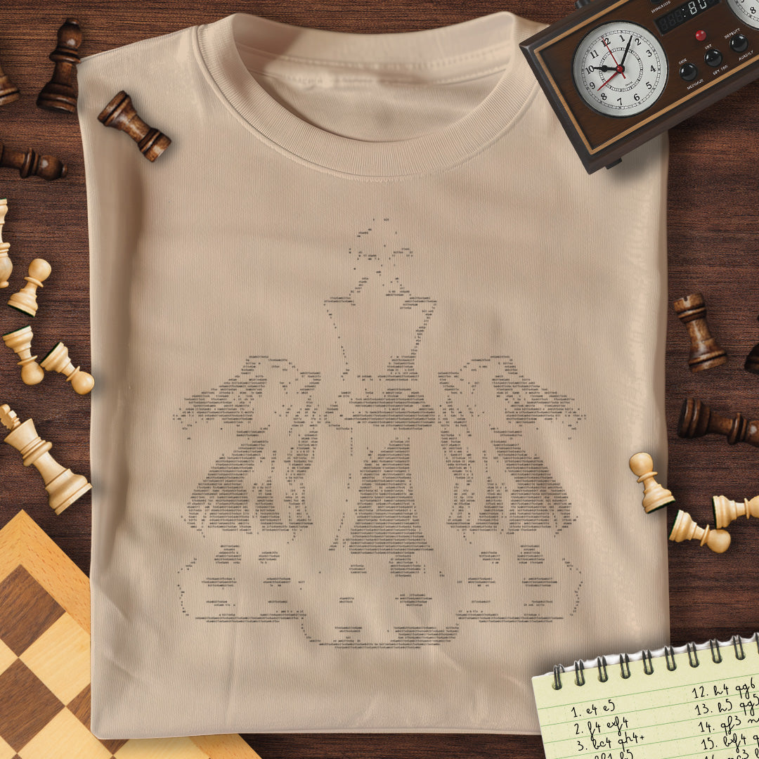 TeeGambit ASCII Shaded Art T-Shirt