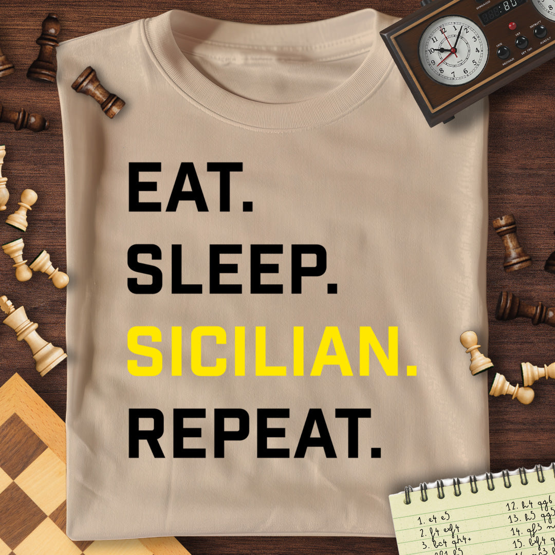 Eat Sleep Sicilian Repeat T-Shirt