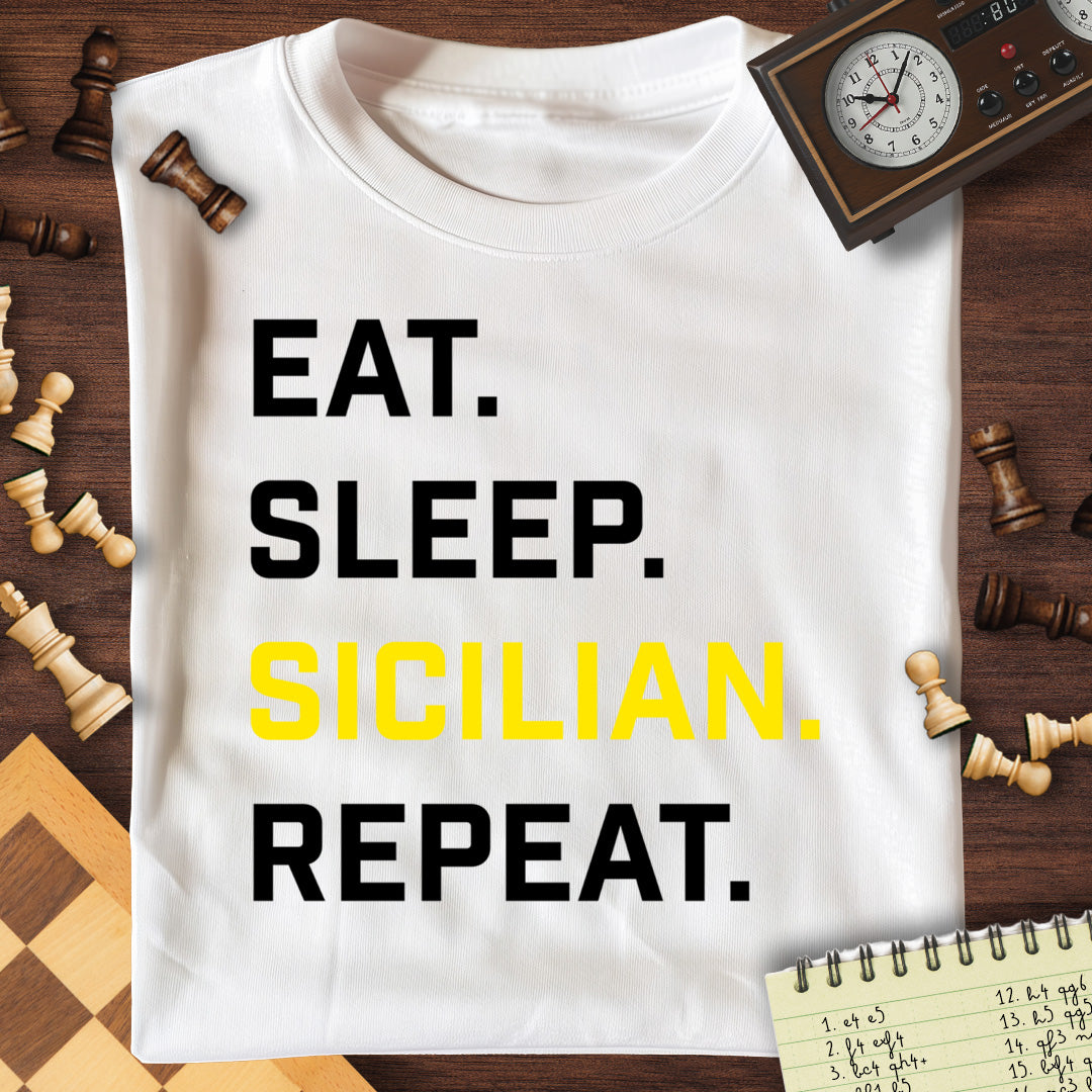 Eat Sleep Sicilian Repeat T-Shirt