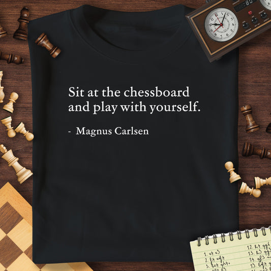 Short Magnus Carlsen Quote T-Shirt