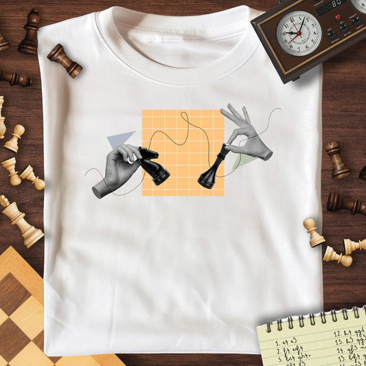 Minimalist Chess Battle T-Shirt