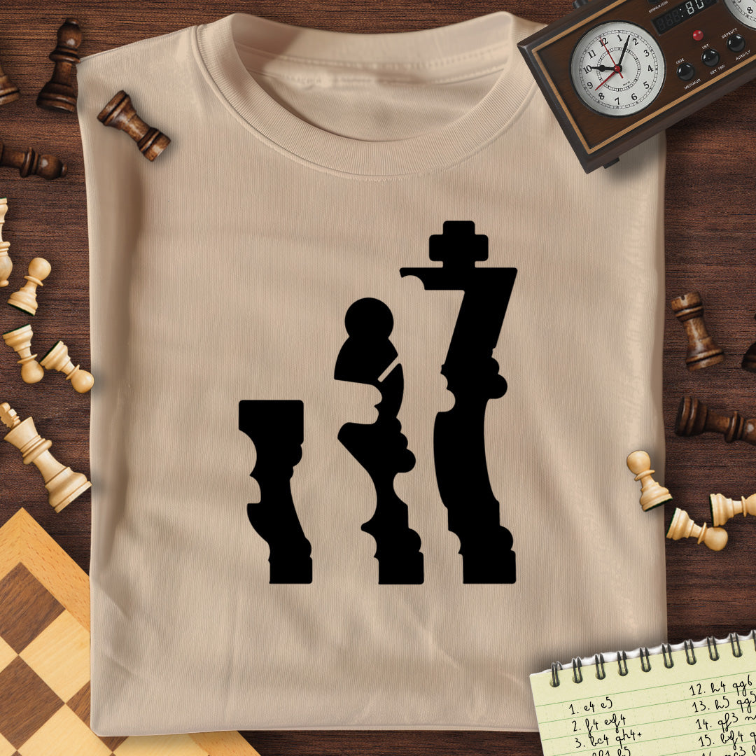 Chess Pieces Silhouette T-Shirt