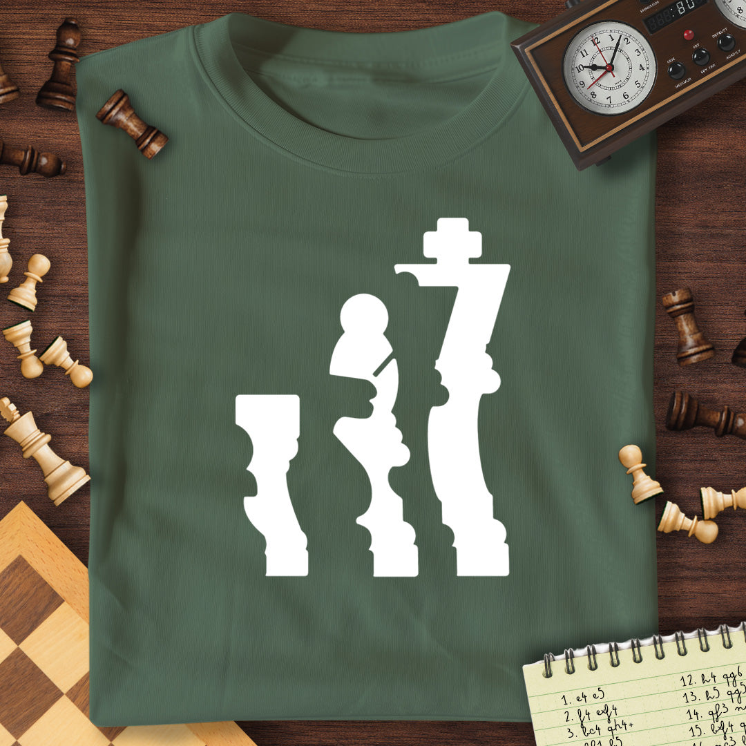 Chess Pieces Silhouette T-Shirt