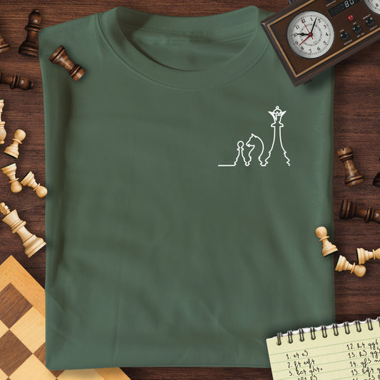 Chess Line Art T-Shirt