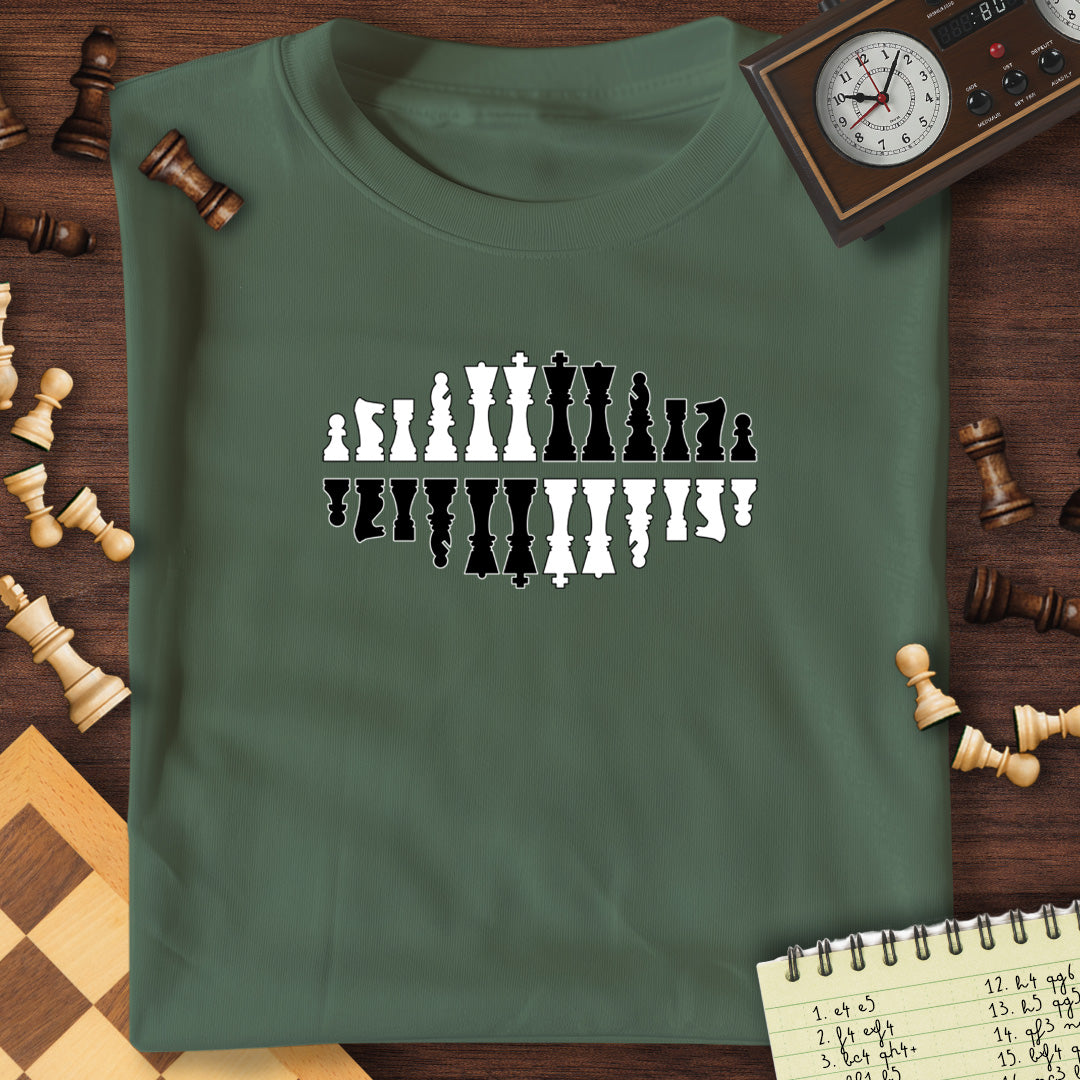 Chess Oval Reflection T-Shirt