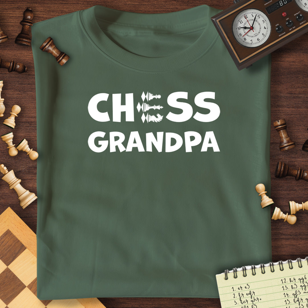 Chess Grandpa Triad T-Shirt