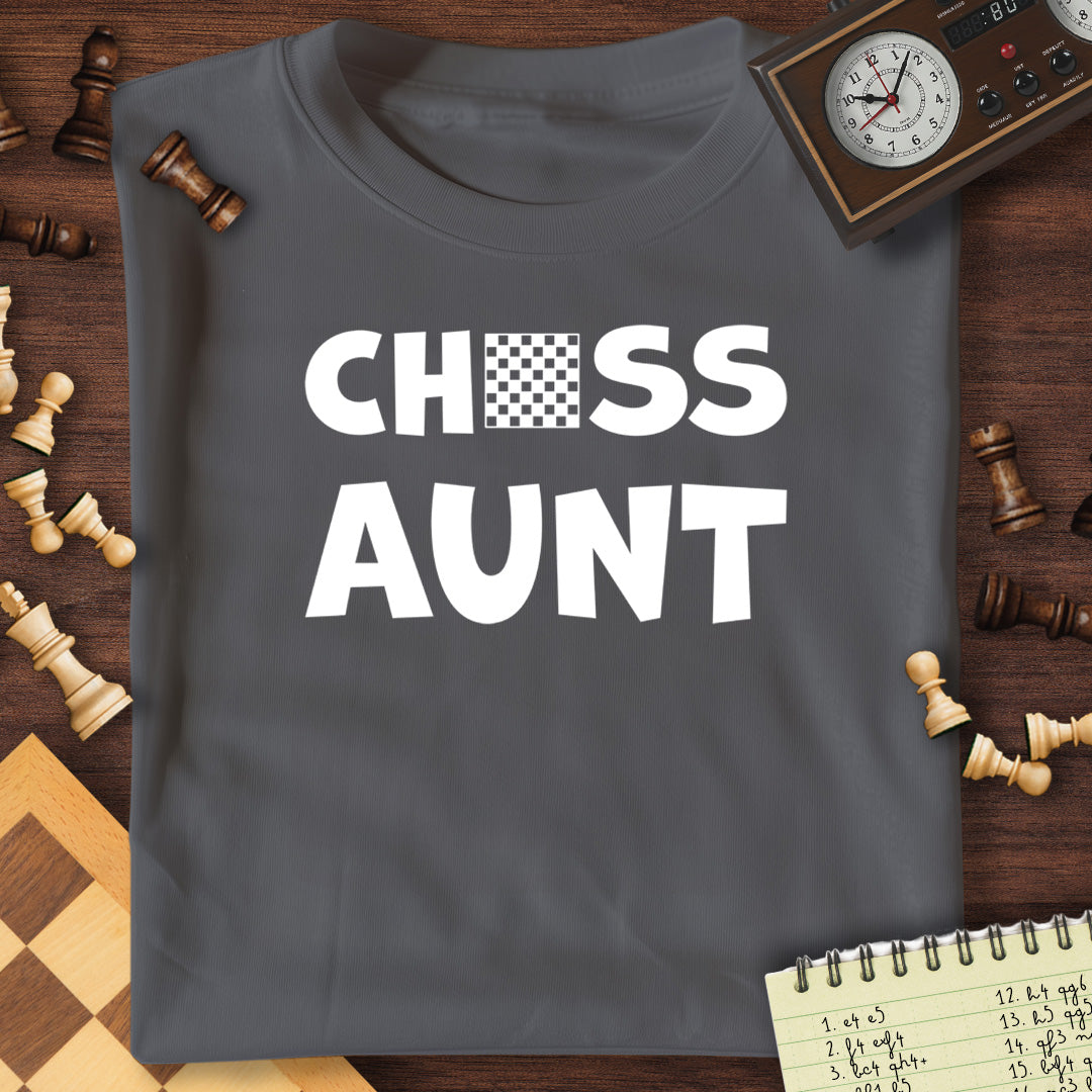 Chess Aunt Chessboard T-Shirt
