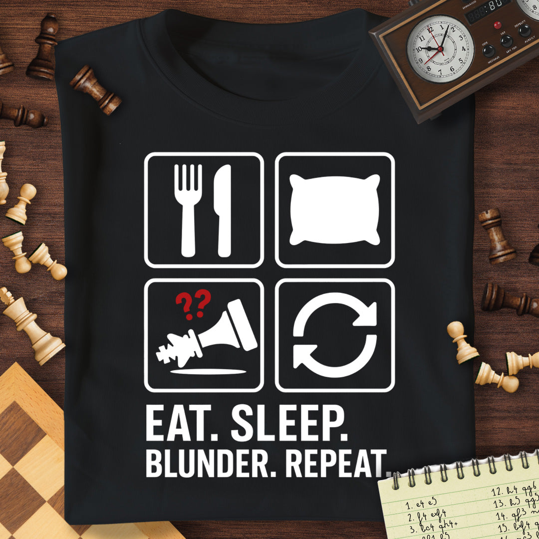 Eat Sleep Blunder Repeat T-Shirt