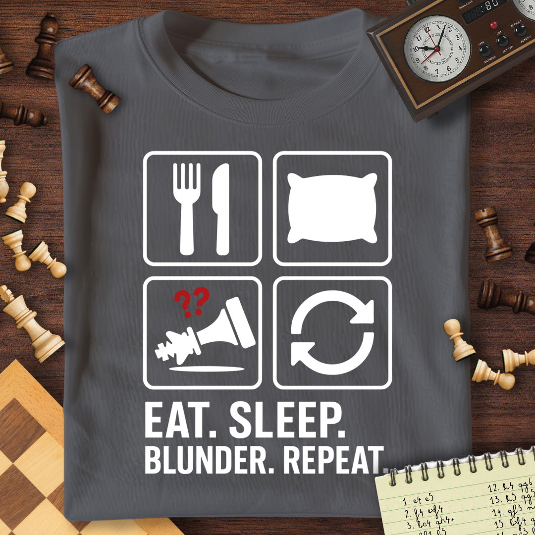 Eat Sleep Blunder Repeat T-Shirt