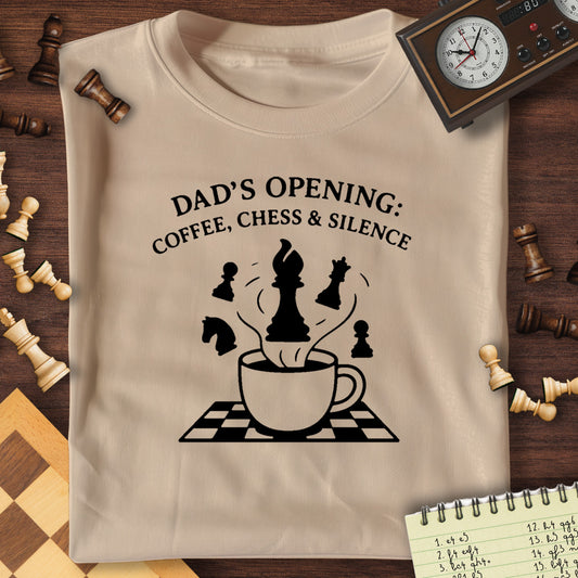 Coffee Chess Silence T-Shirt