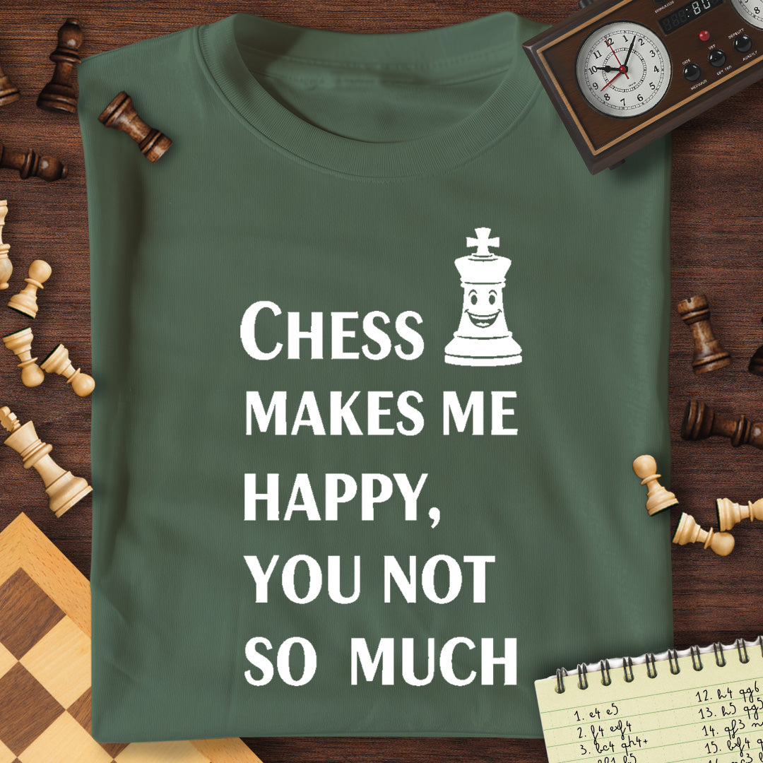 Chess Makes Me Happy T-Shirt