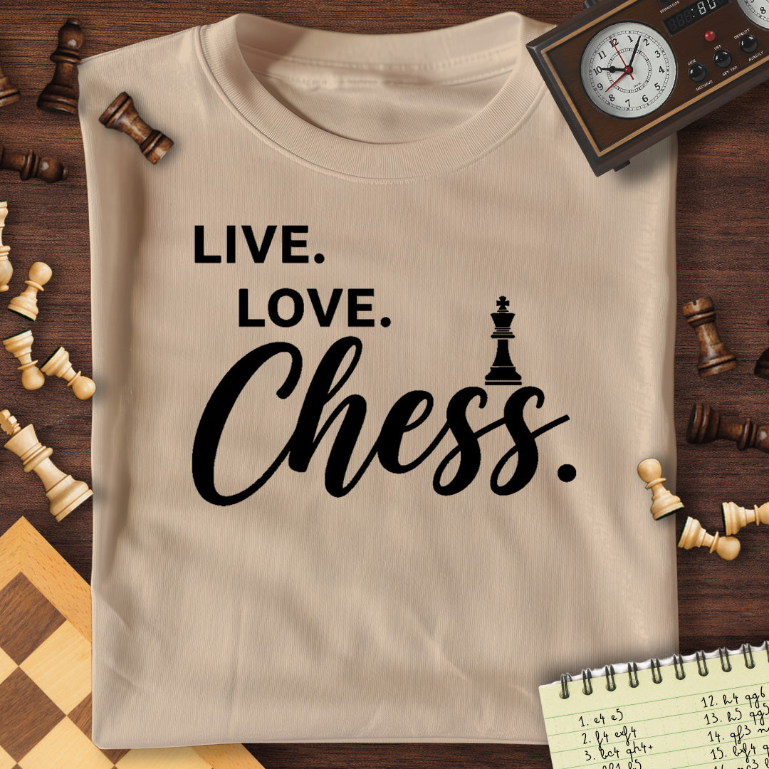 Live Love Chess T-Shirt
