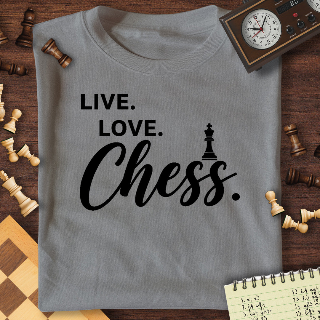 Live Love Chess T-Shirt