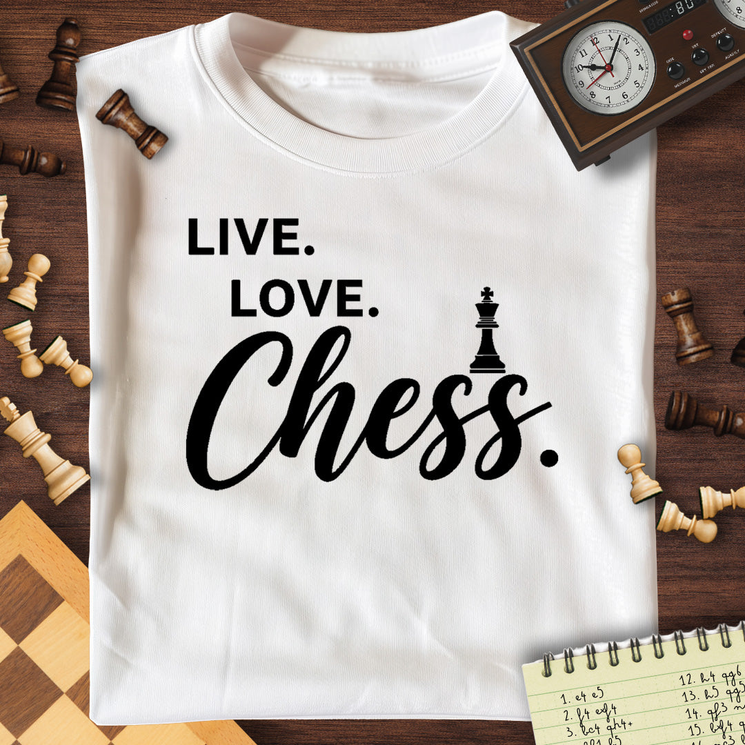Live Love Chess T-Shirt