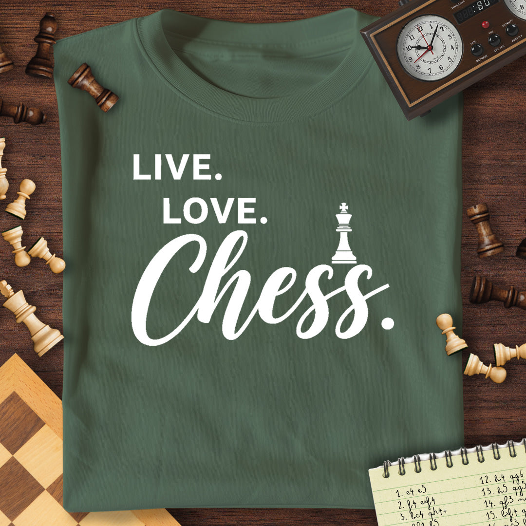 Live Love Chess T-Shirt