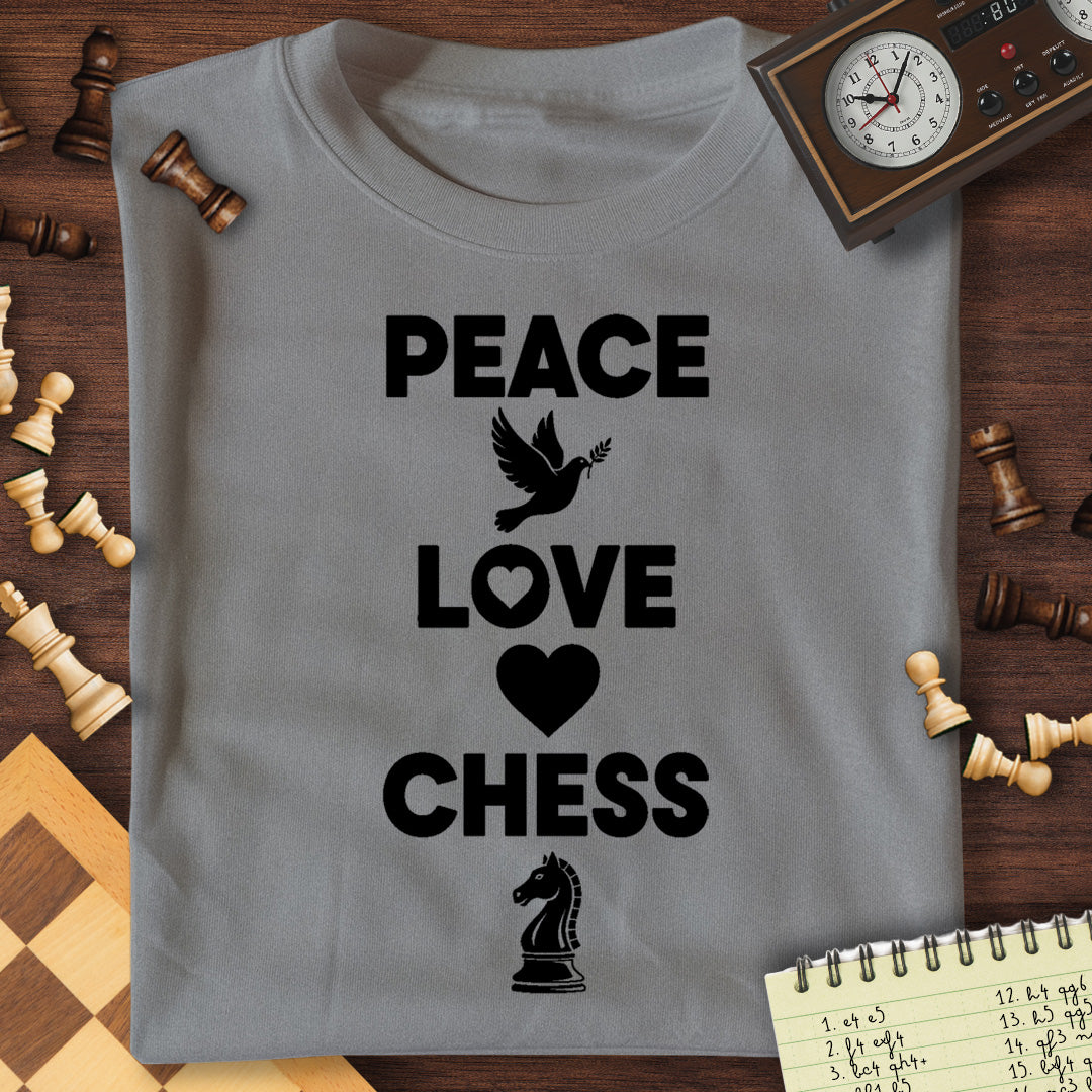 Peace Love Chess T-Shirt
