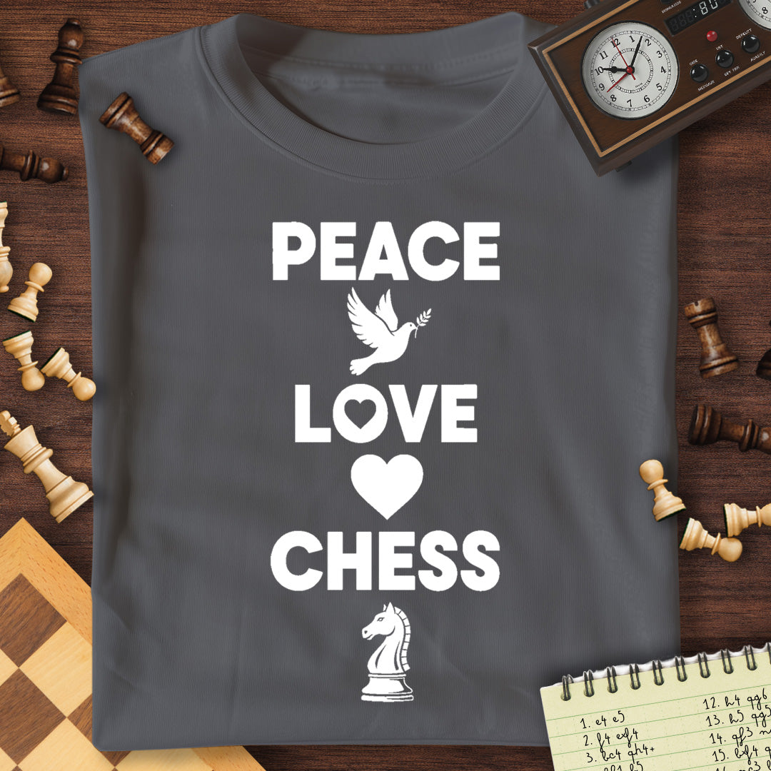 Peace Love Chess T-Shirt
