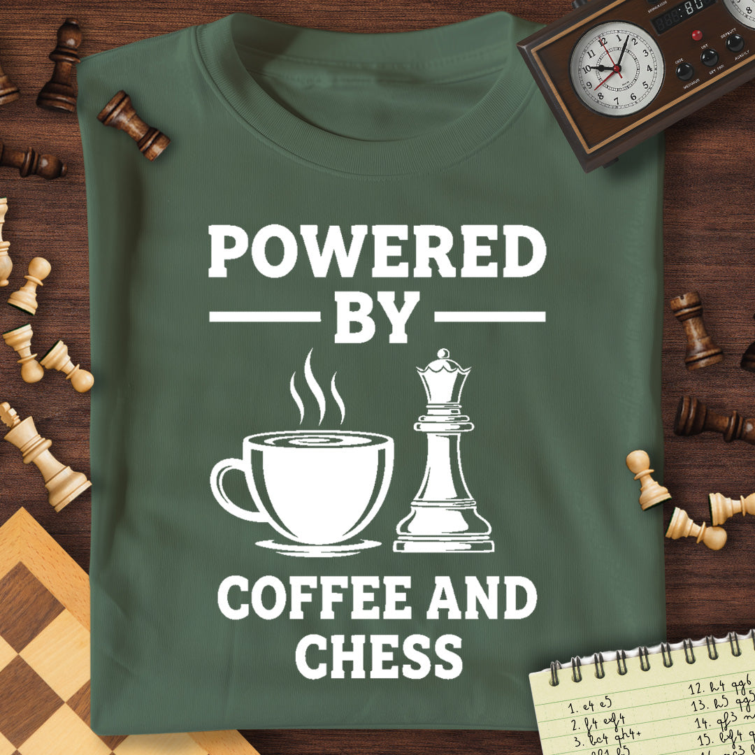 Powered By Coffee & Chess T-Shirt