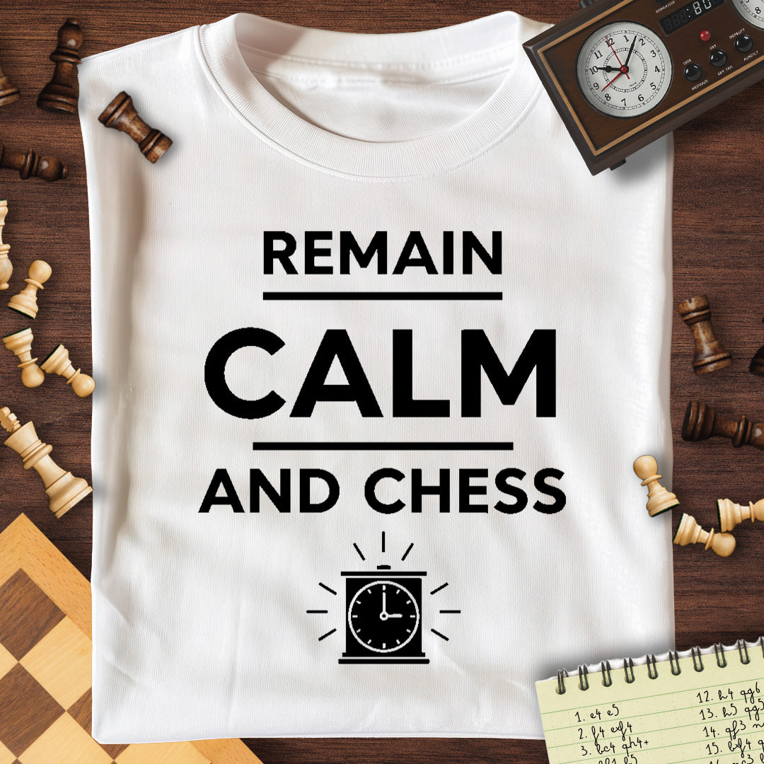 Remain Calm & Chess T-Shirt
