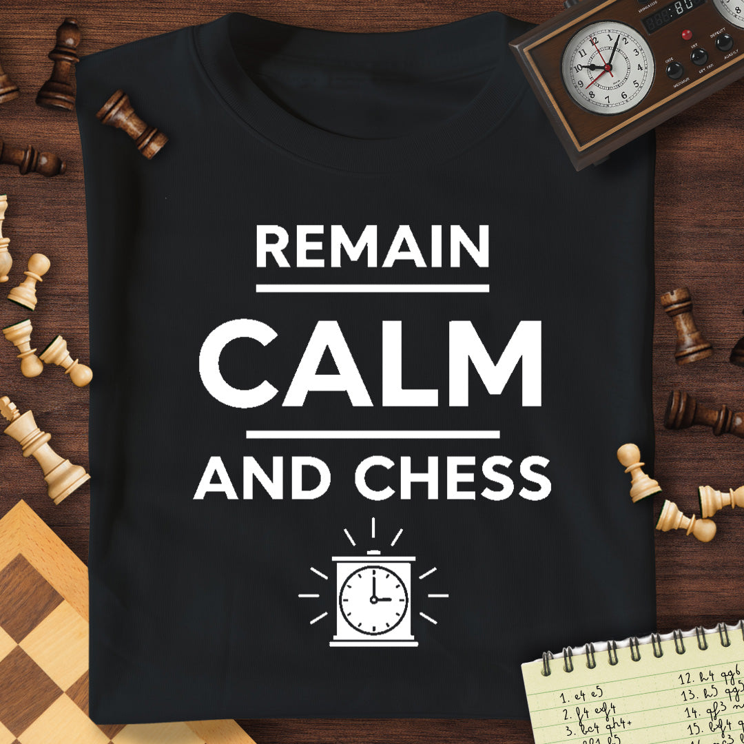 Remain Calm & Chess T-Shirt