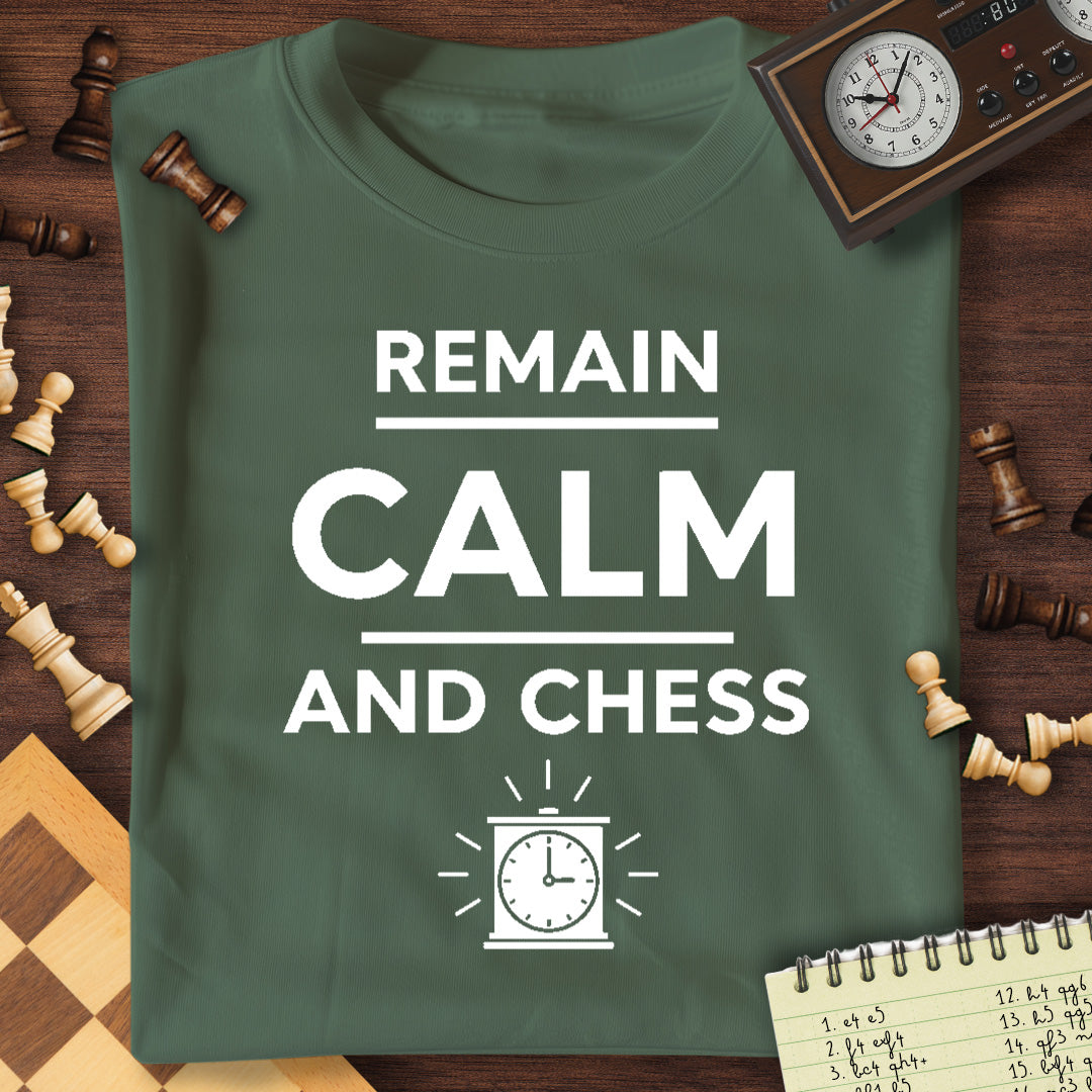 Remain Calm & Chess T-Shirt