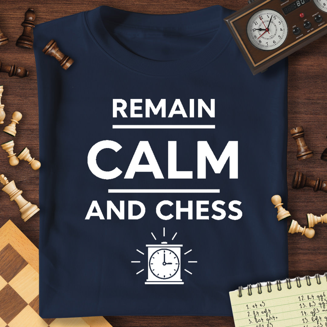 Remain Calm & Chess T-Shirt