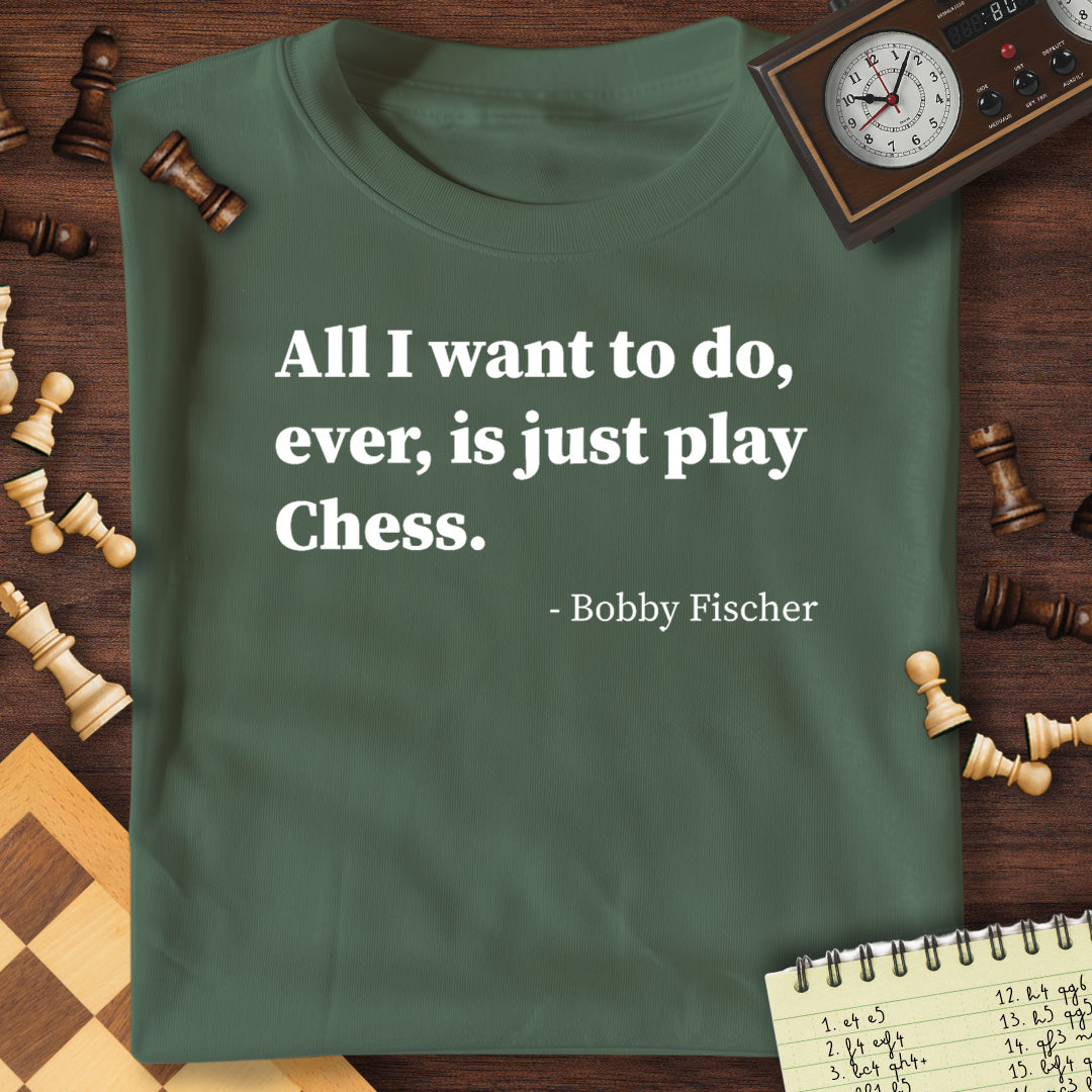 Bobby Fischer Quote #1 T-Shirt