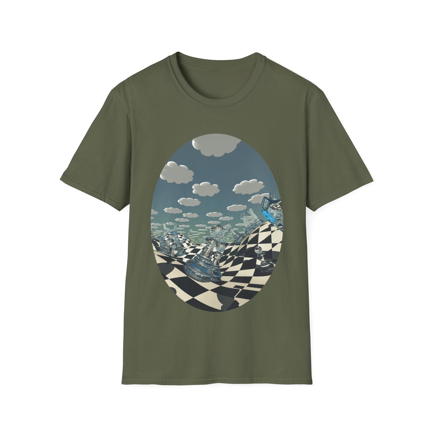 Distorted Chess World T-Shirt